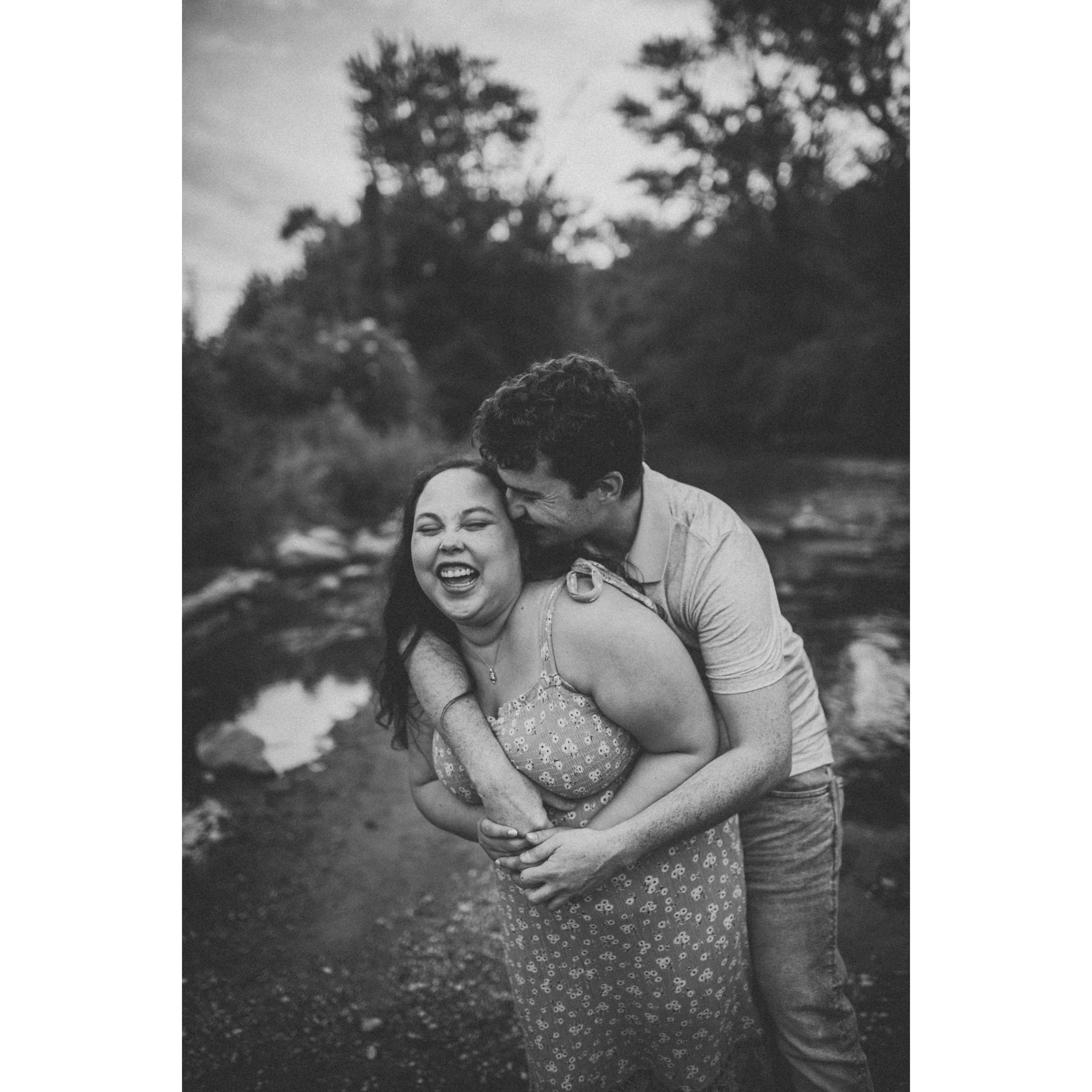 Engagement Photos at Yates Cider Mill July 2022