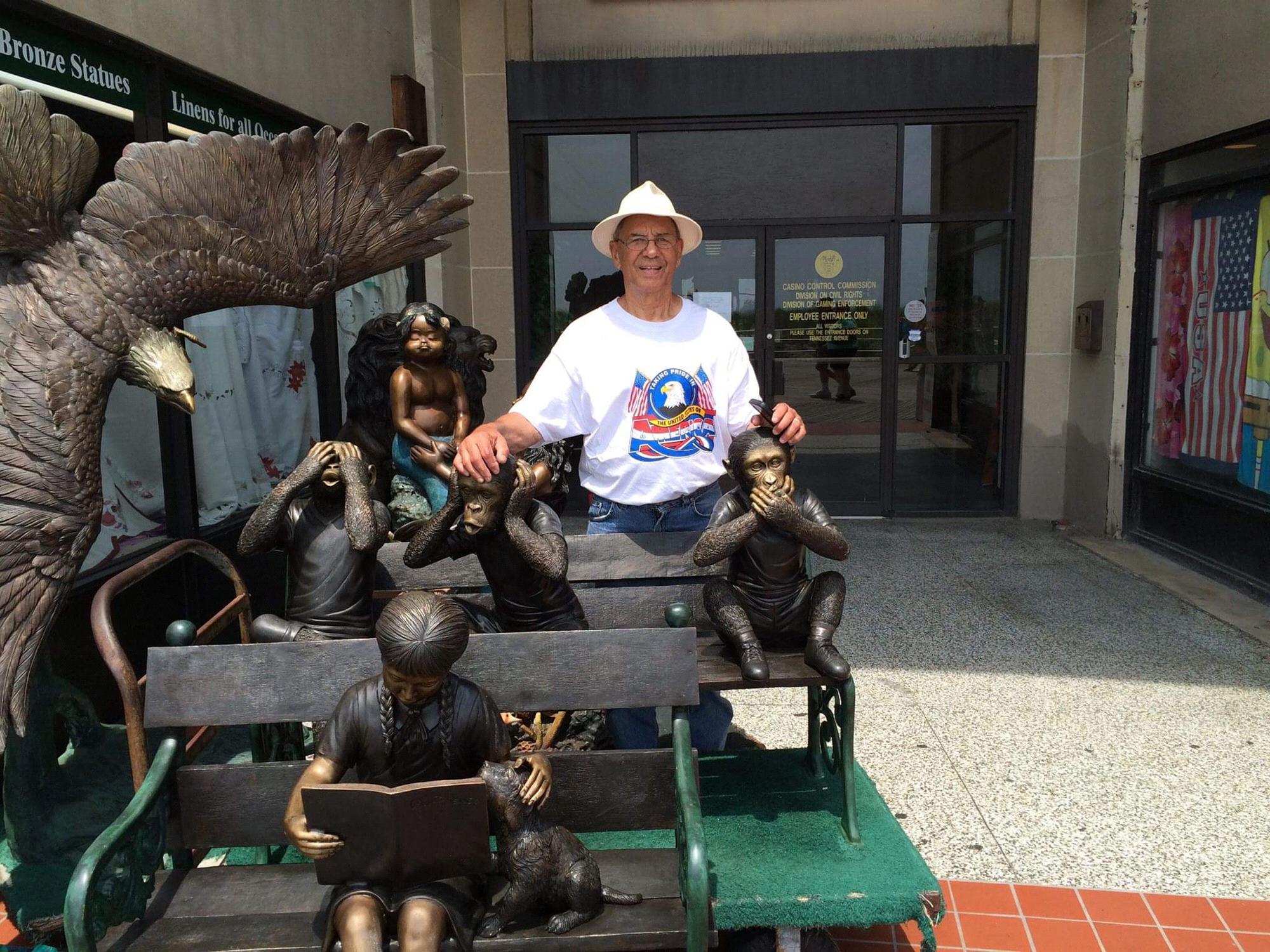 Daddy hanging with his friends.