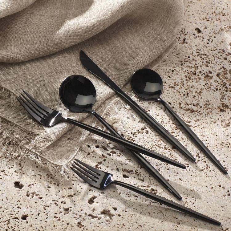 Skandia, Zephyr 45-Piece Flatware Set, Service for 8 | Zola