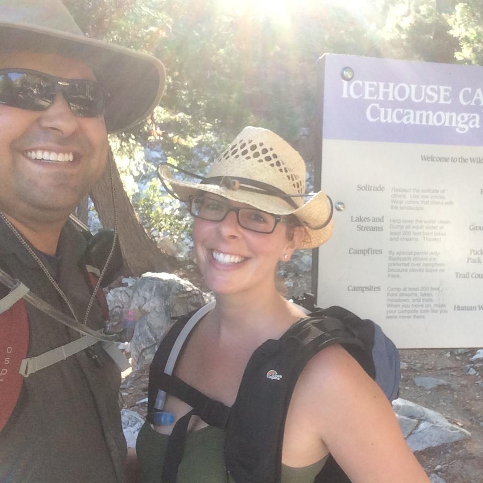 One of many great hikes - this one up Icehouse Canyon near Mt. Baldy.