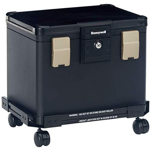 Honeywell Safes & Door Locks - Honeywell Safes & Door Locks Fire Waterproof Filing Safe Box Chest with Wheel Cart 1106W, Medium