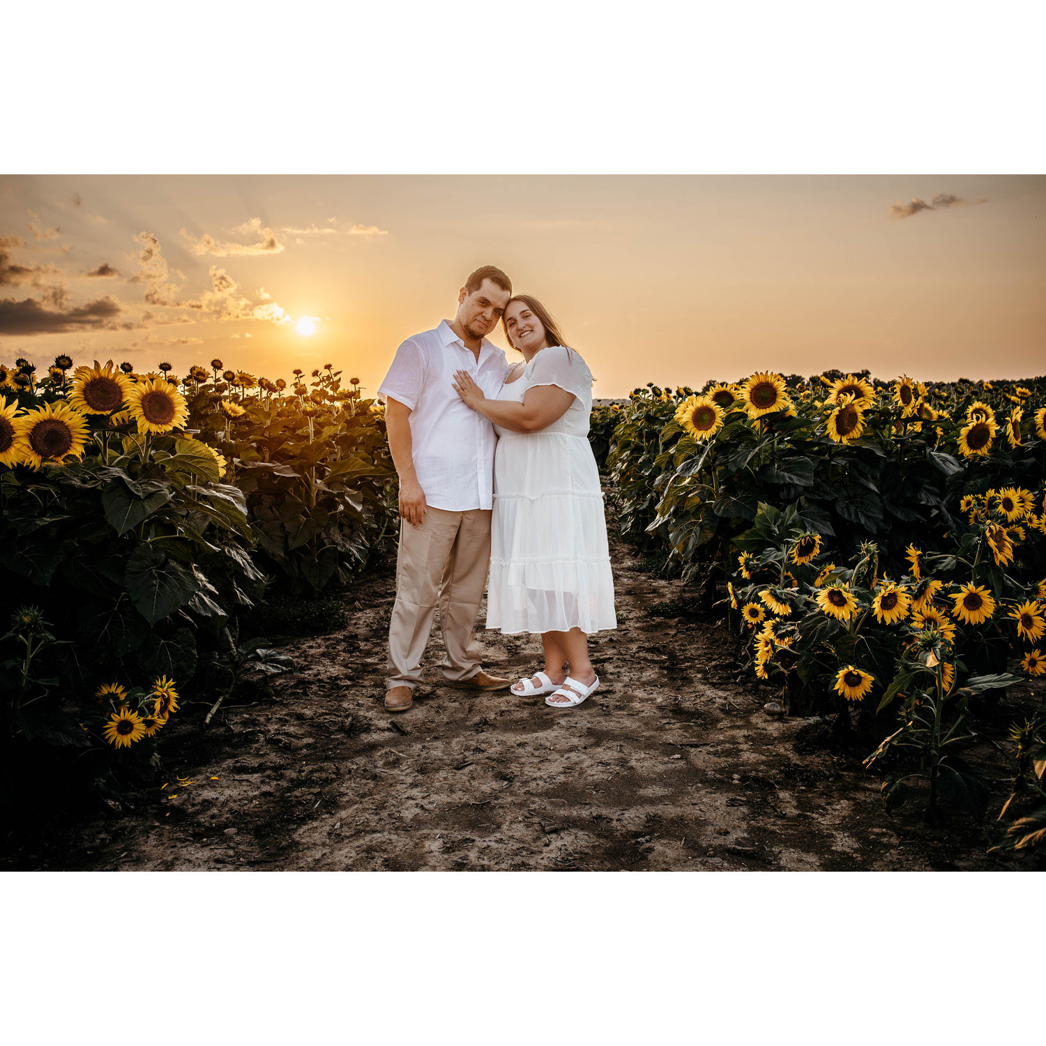 Part of our engagement shoot at Gust Brother's Flower and Produce Farm - where we had one of our most memorable dates.