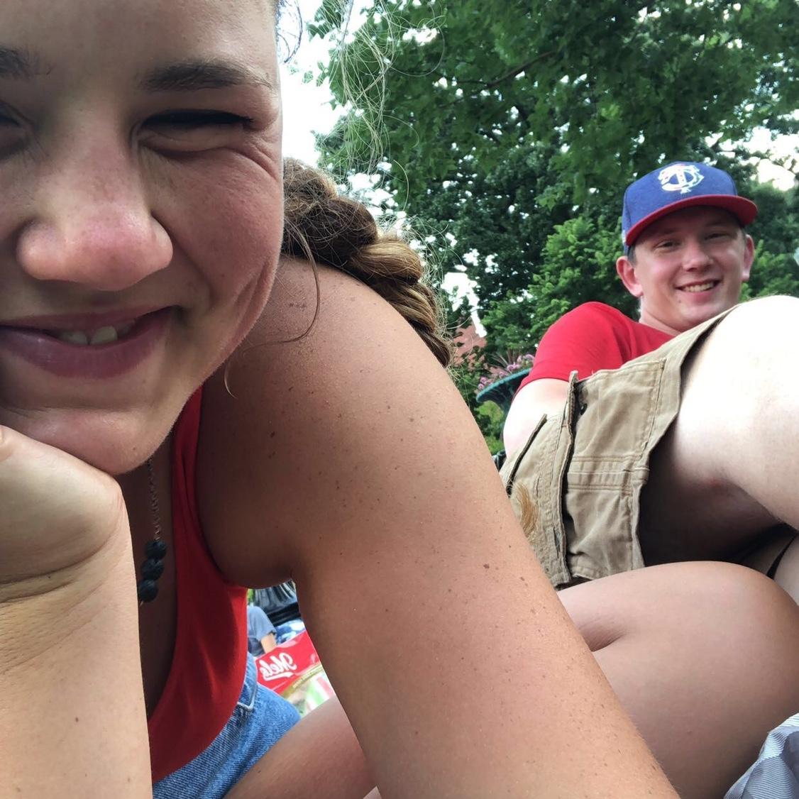 One of our first dates at concert on the square!!