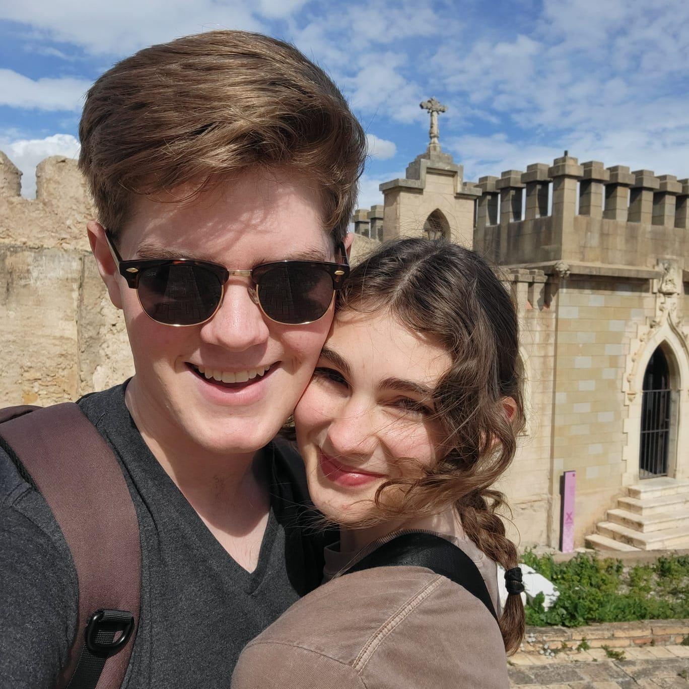 We visited a castle in Spain