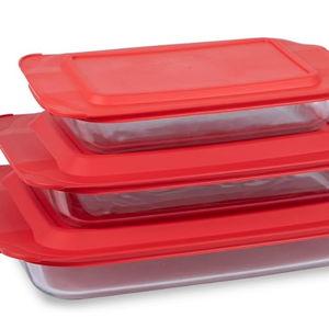 Pyrex Baking Tray Set X2