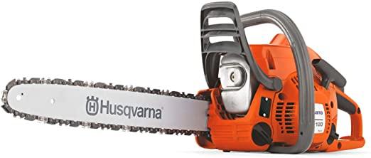 Husqvarna 120 Mark II 16 in. Gas Chainsaws, Orange/Gray