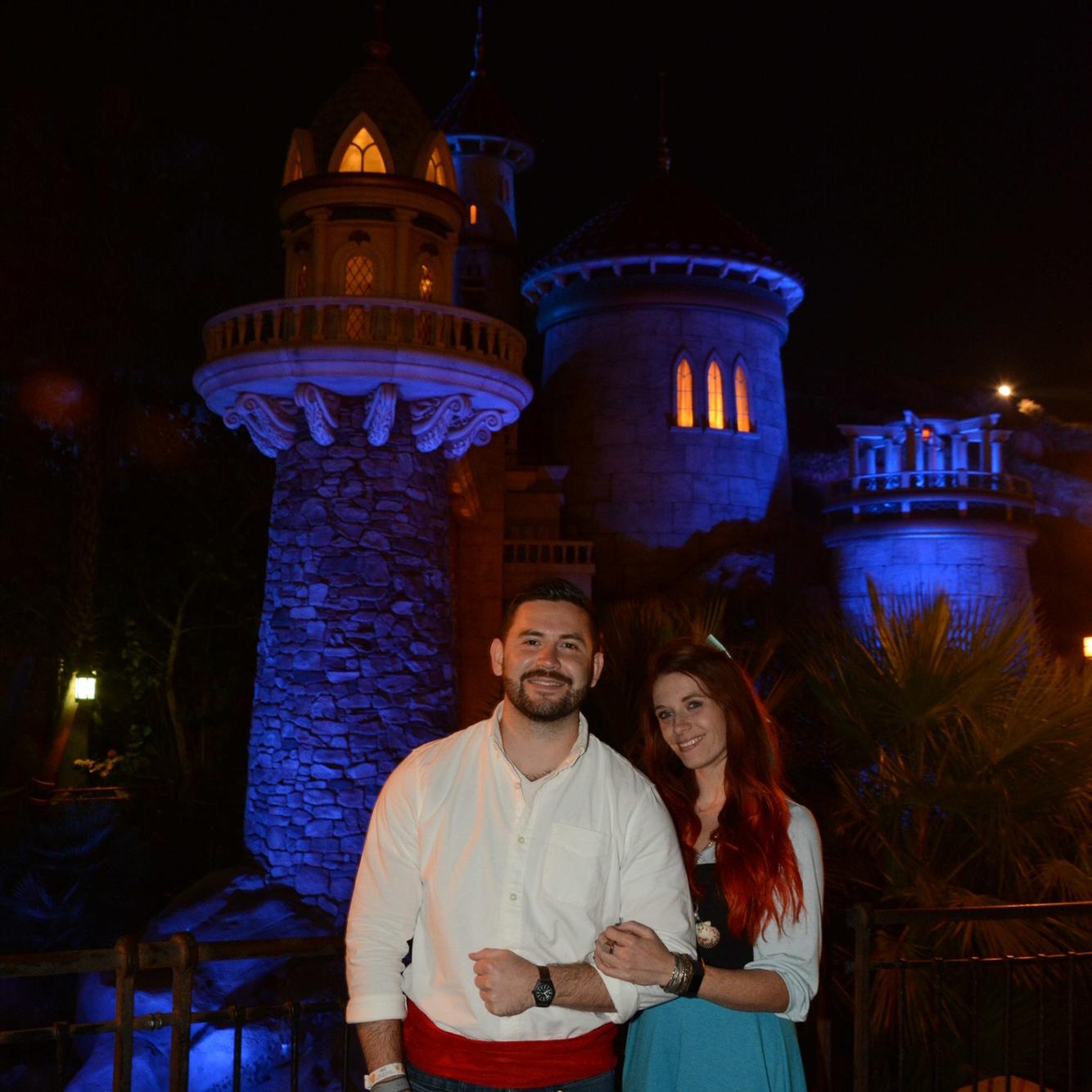 Prince Eric Jake and Ariel Emily  
at Mickey’s Not So Scary Halloween Party 🎃