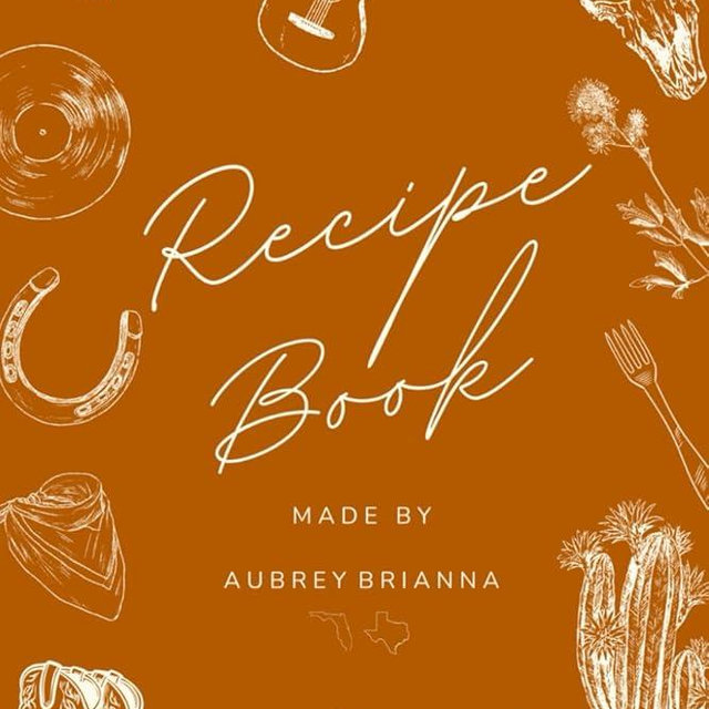 Recipe Book Made By Aubrey Brianna