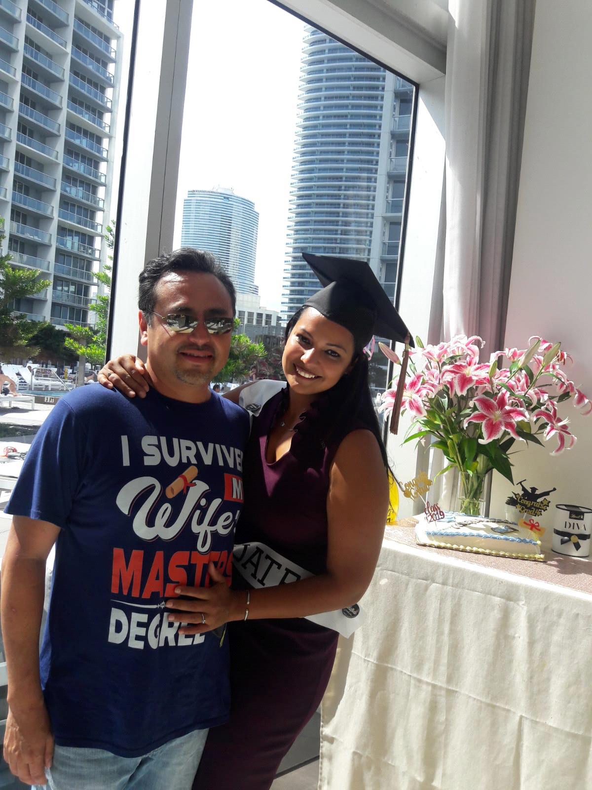 Jenny's graduation party.