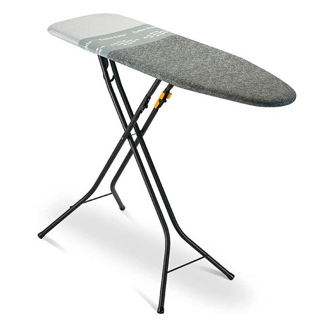 Bartnelli Smart Hanger Ironing Board With New Patent Technology | Made in Europe With Patent Fast-Glide Turbo & Park Zone, 4 Layer Cover Pad | 4 Premium Steel Legs (Size 43x13)