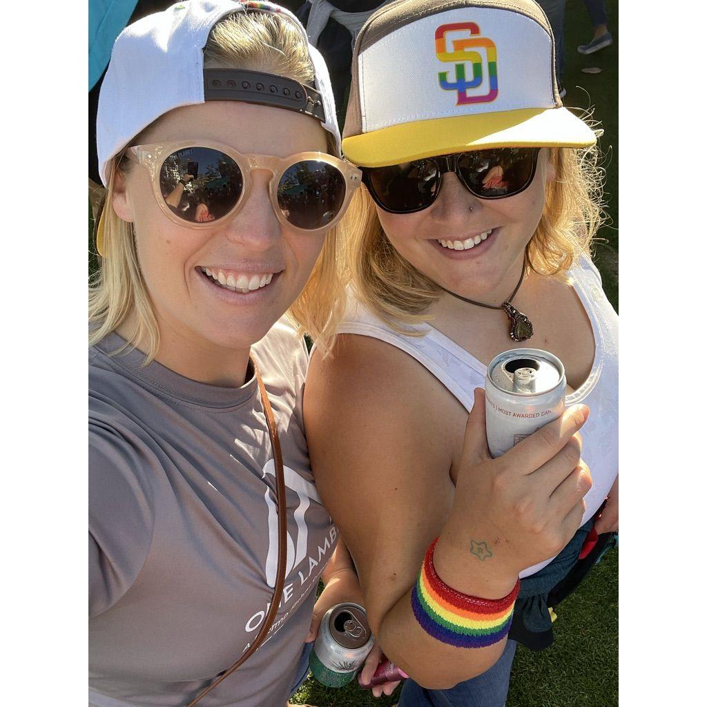 Pride Night at the San Diego Padres Game!