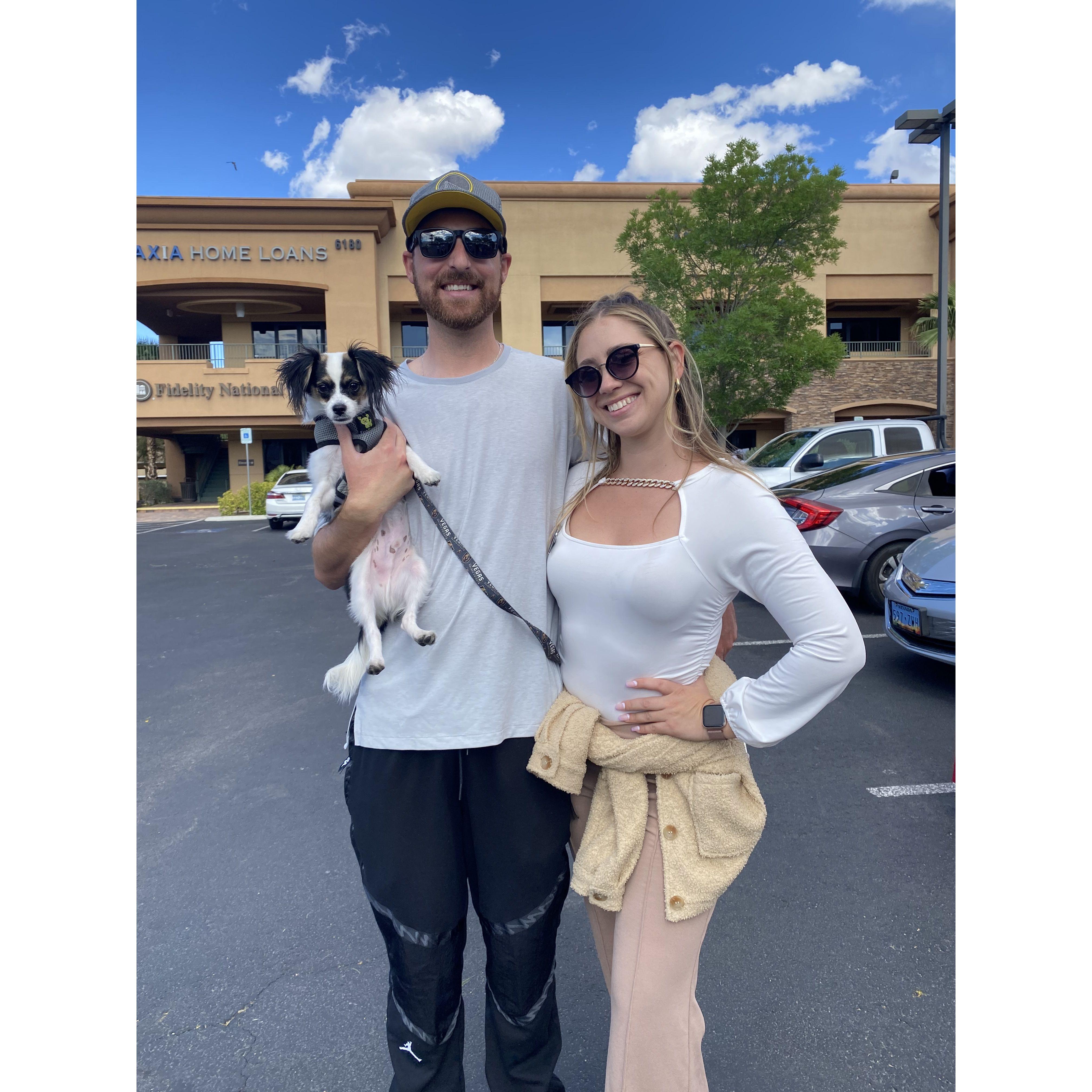 Our first family photo - April 2022