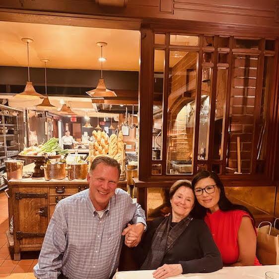 Jeff's 60th with Alice Waters at Chez Panisse