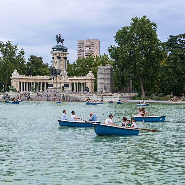Boat Ride at El Retiro
