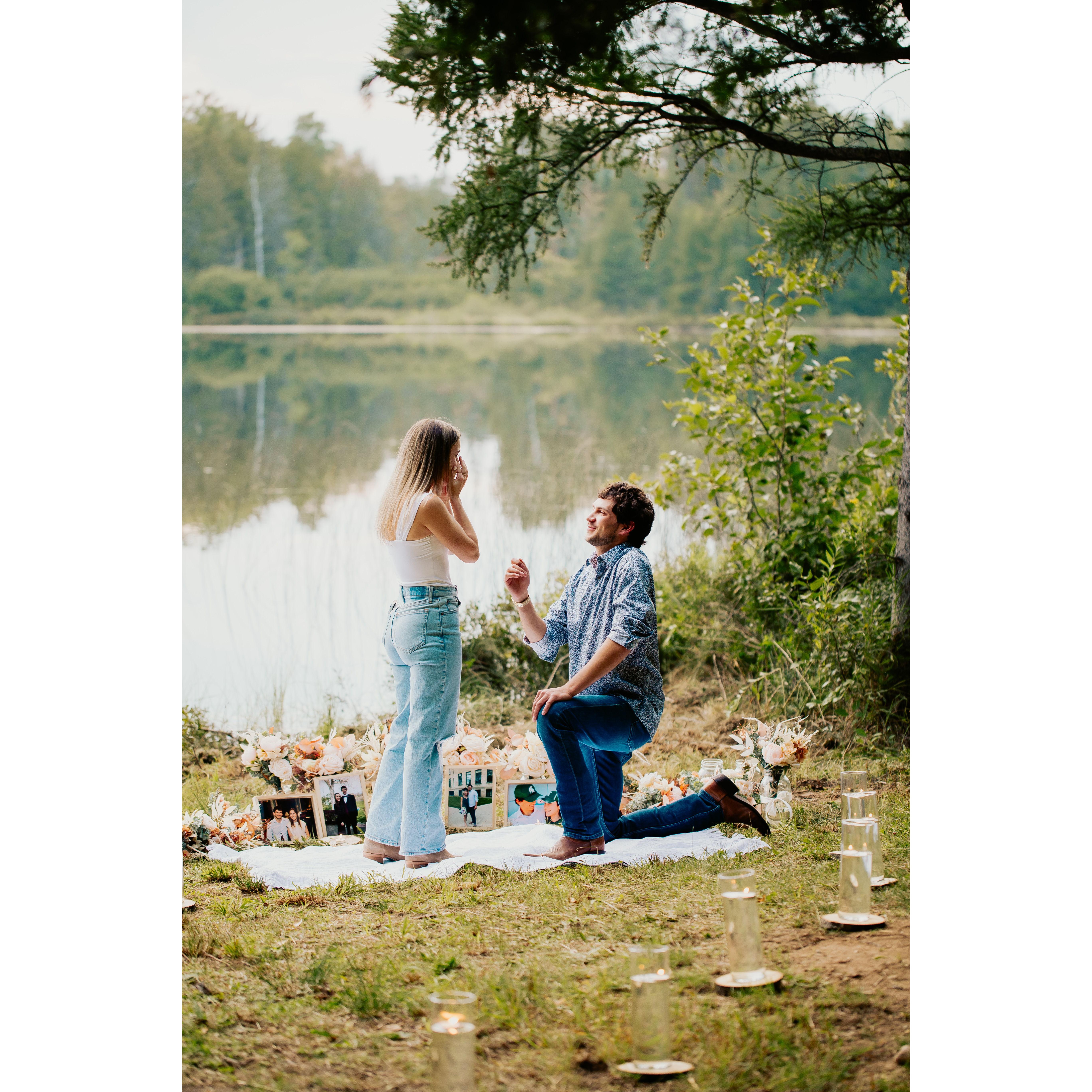 Emerald Pine Ranch 2025- where Marie-Soleil said "Yes" and the first place the couple exchanged "I love yous" 9 years ago.