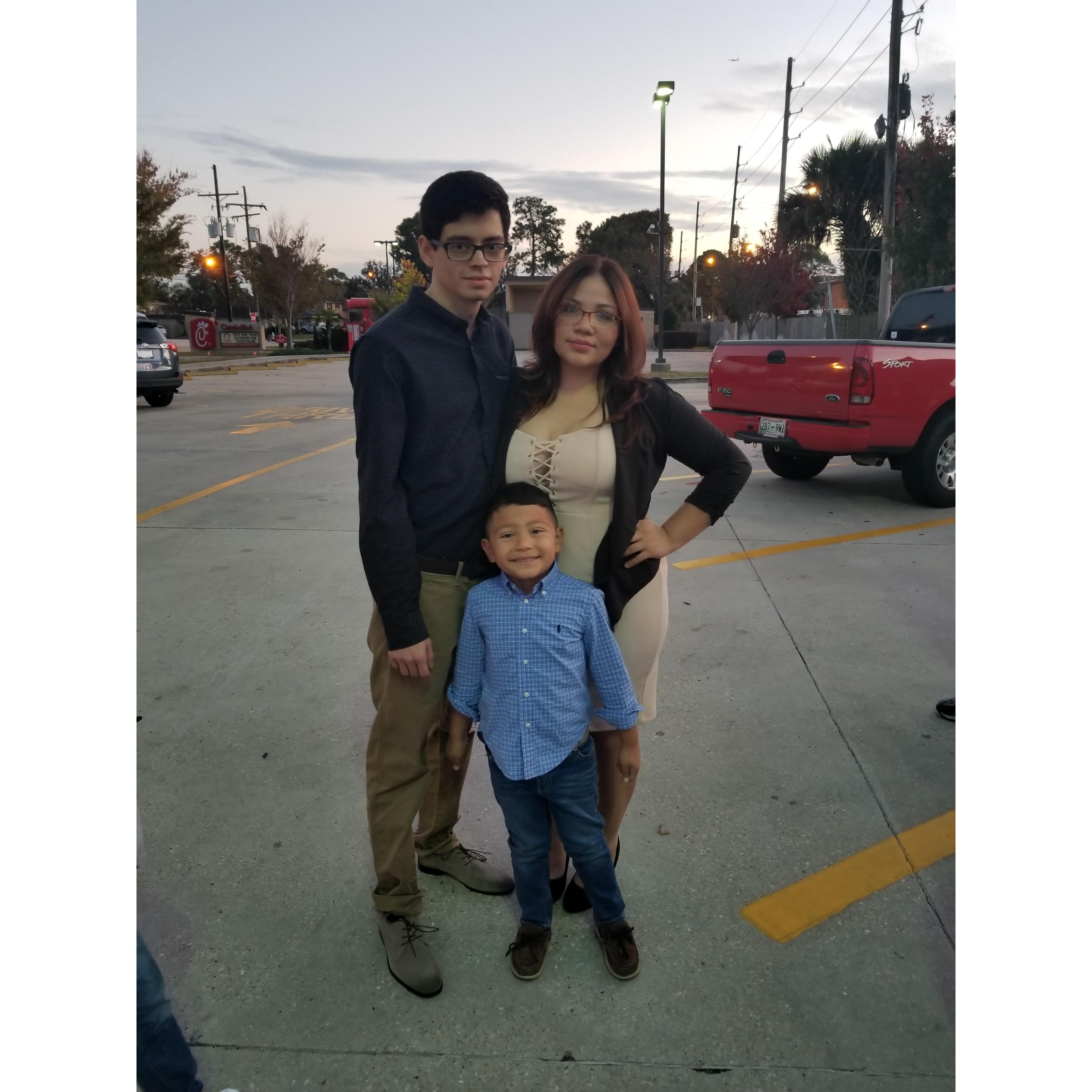 Our first work party