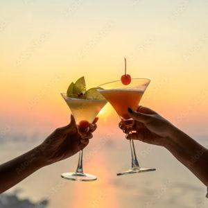 Sunset Cocktail Experience On Our Honeymoon