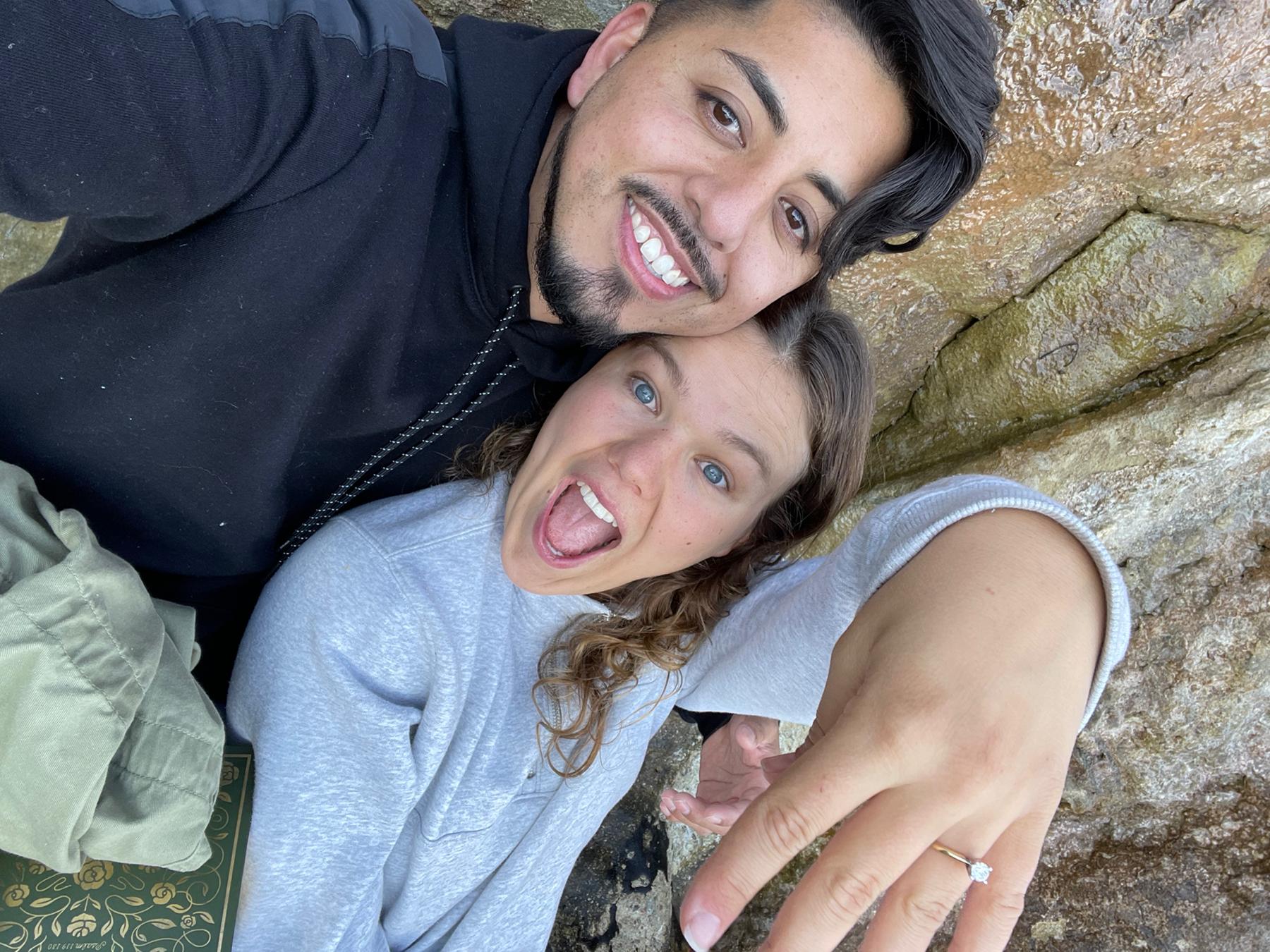 The morning he proposed at my favorite beach.