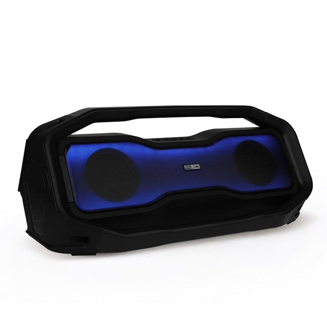 Altec Lansing Rockbox 2.0 Portable Bluetooth Wireless Speakers with Led Lights, IP67 Waterproof and Durable for Outdoor, 20 Hours Battery with App Control