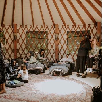 Serenity Yurt Interior