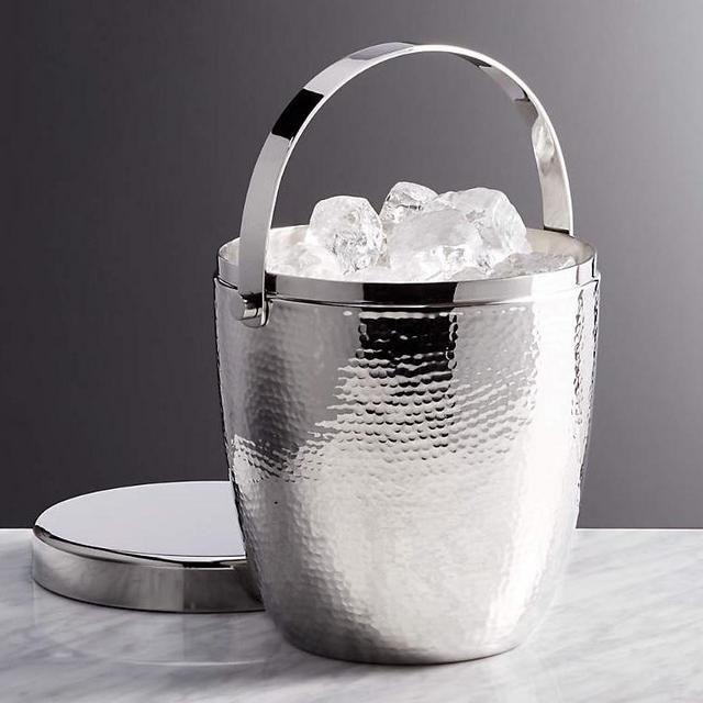 Graham Hammered Metal Ice Bucket