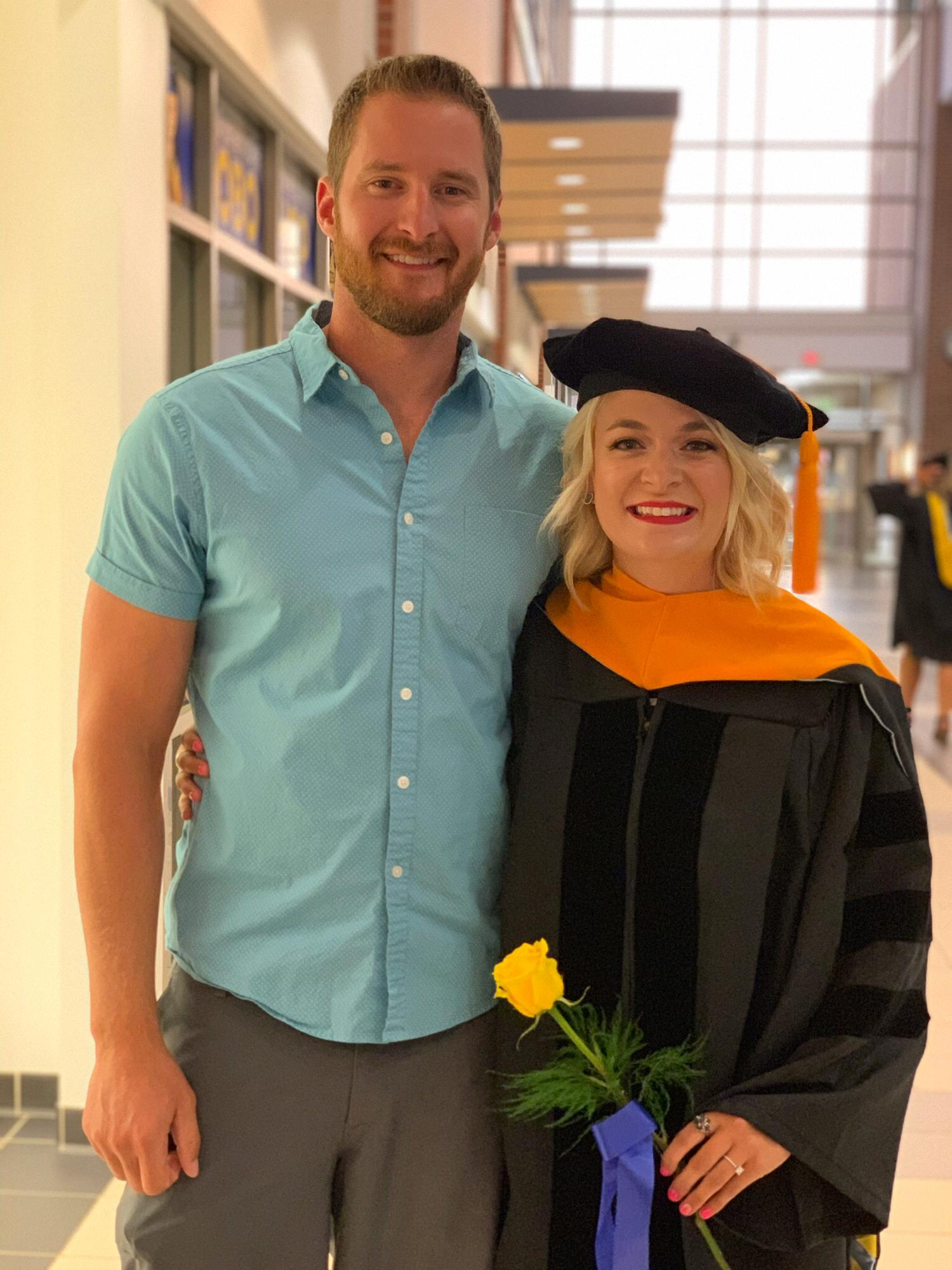 Morgan's graduation (The website cut off Russ’ head)