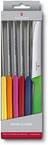 Victorinox Swiss Classic 6-Piece Tomato and Table Knife Set, Multicolor