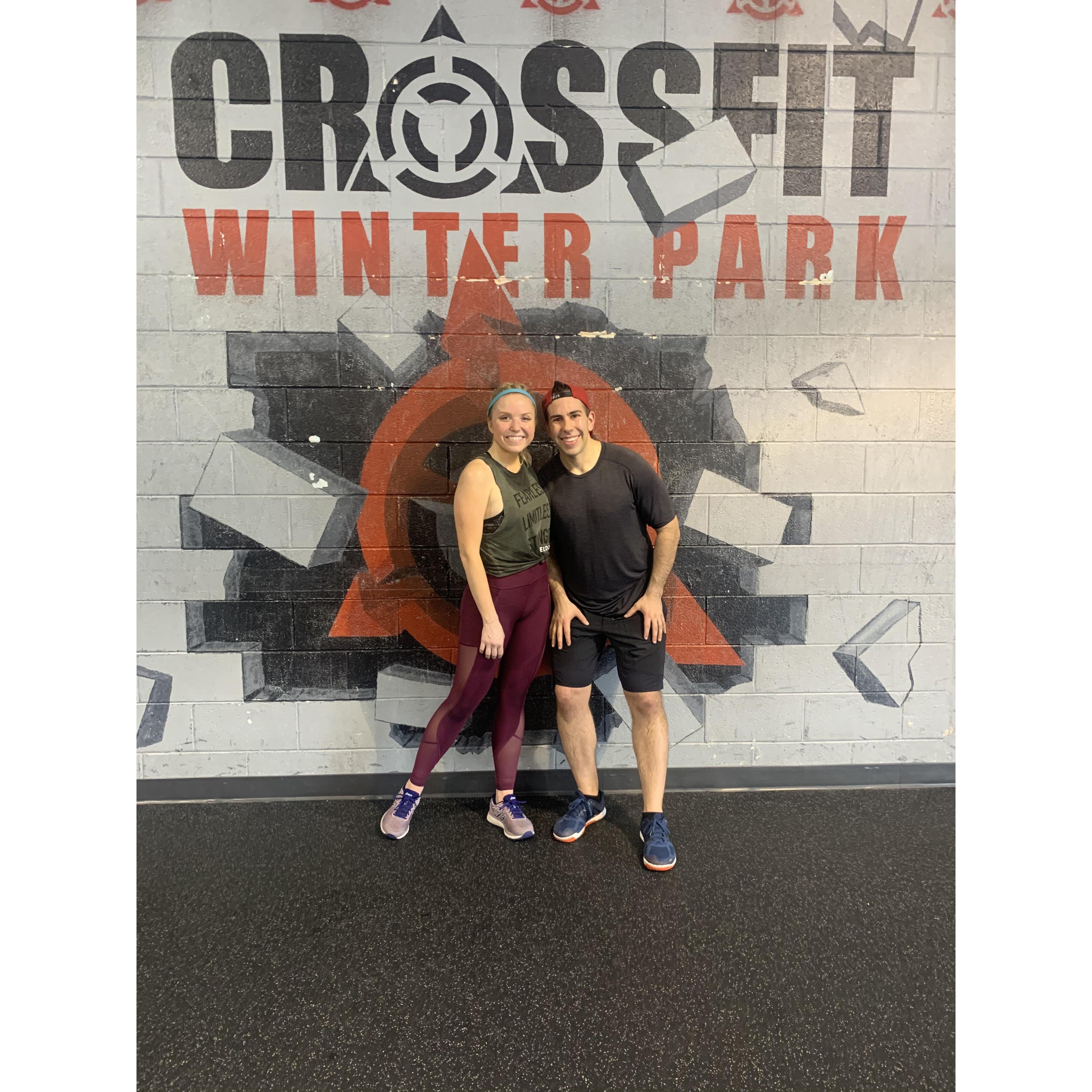 Kaitlin knows how important Crossfit is to Jonathan so she indulged in a drop-in class! She crushed it!