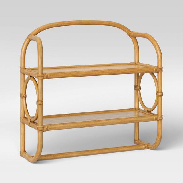 Rattan Wall Bath Shelf Honey Tan - Opalhouse™
