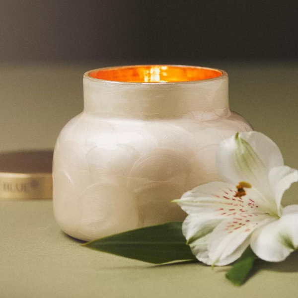Capri Blue Volcano Capiz Jar Candle​ (M)