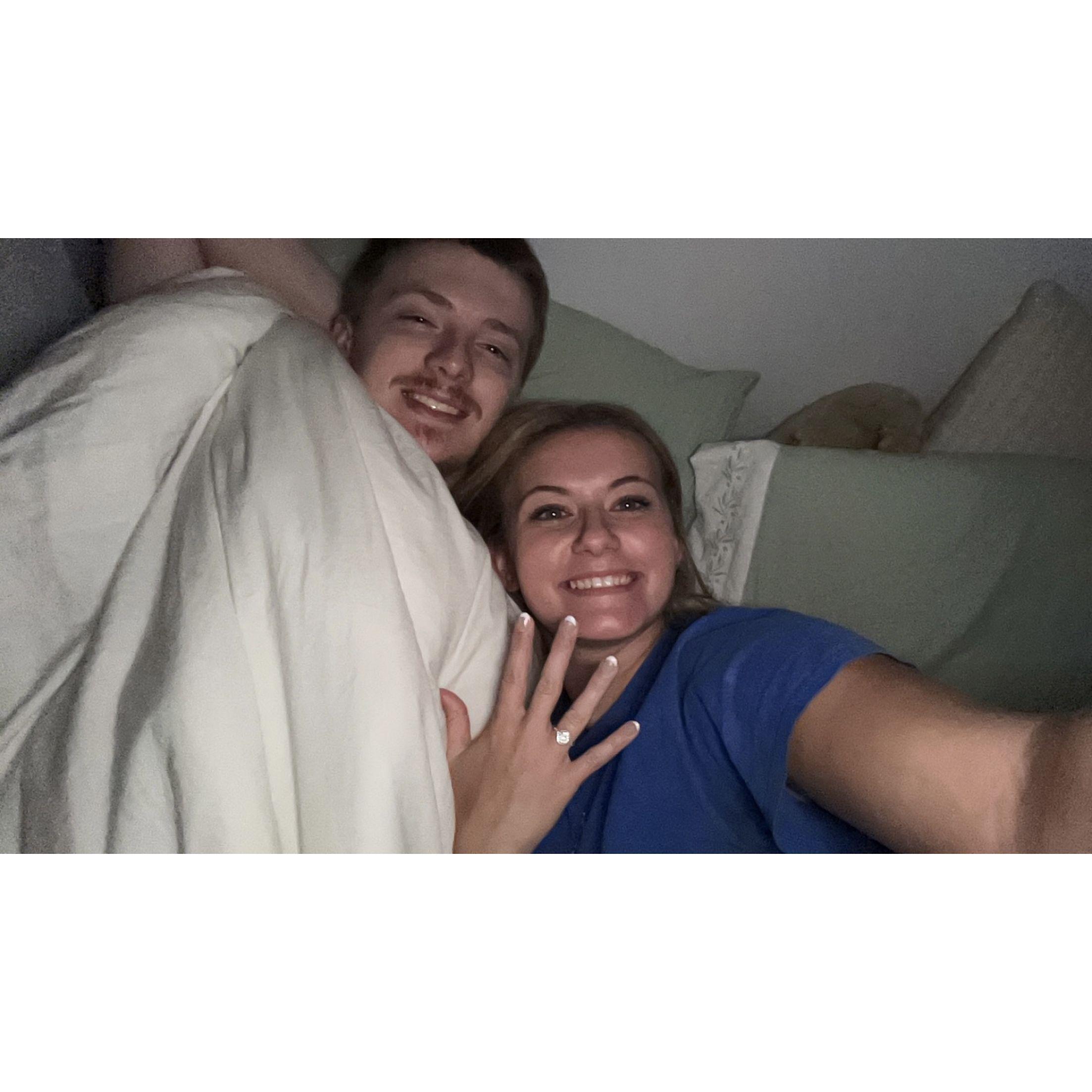 The day we got engaged