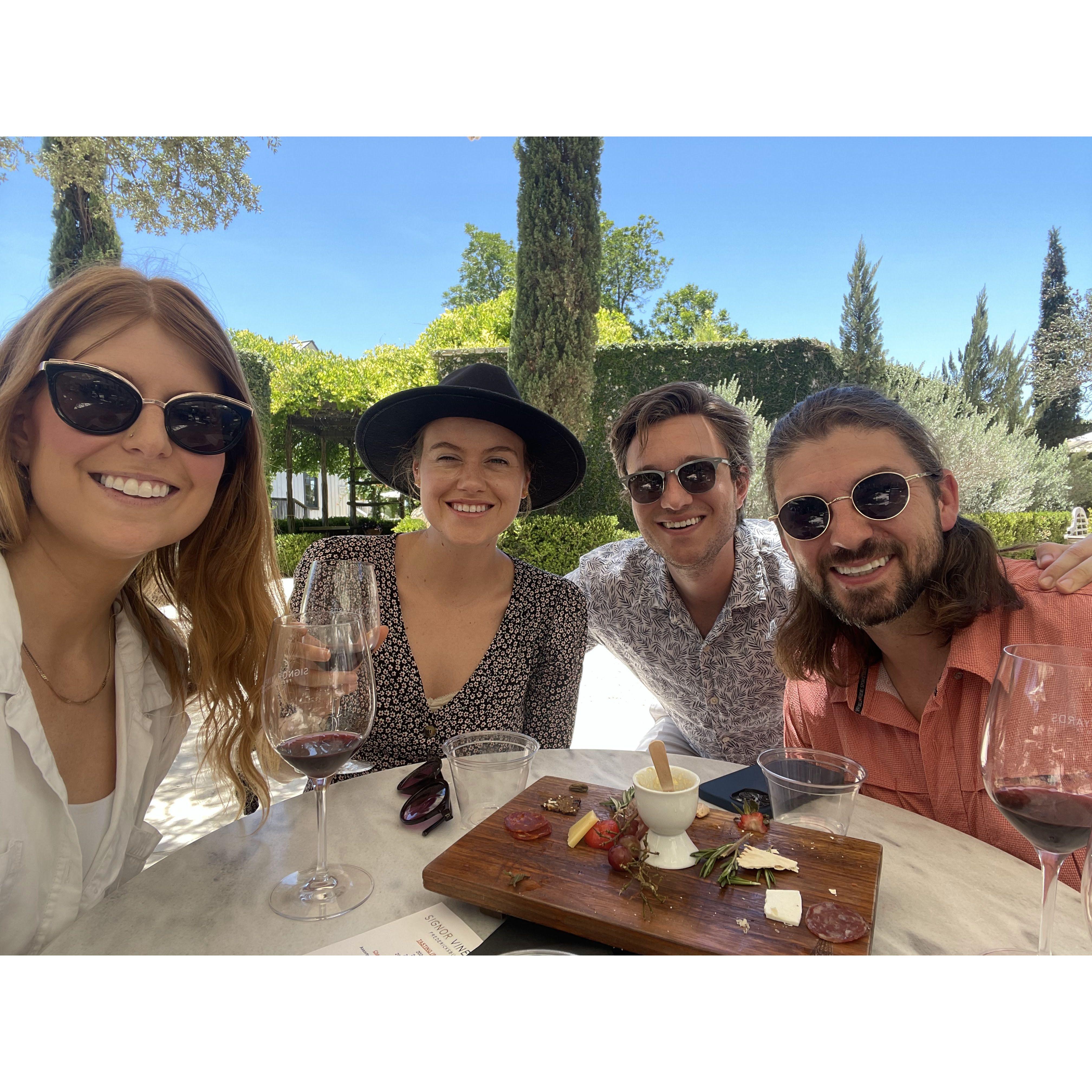 Winery with friends