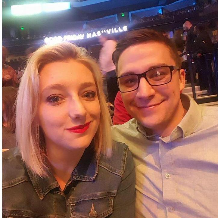 First "Facebook Official" date! Easter worship night with Levi Lusko as a guest speaker at Bridgestone Arena!