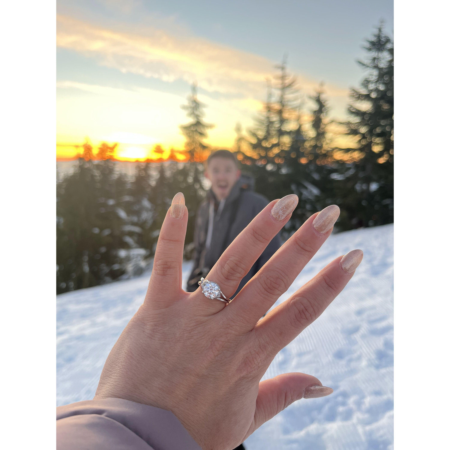 Braden planned and executed the best proposal, I could not have dreamed of anything better. Everything about it was PERFECT, including the timing <3
