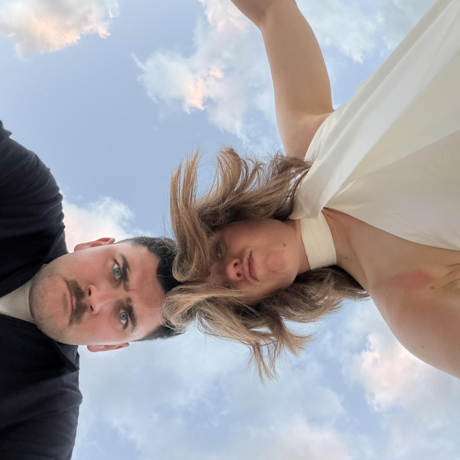 Silly times in the Bahamas. Everyday Will and Maria took photos before dinner to capture the wonderful trip they were having.