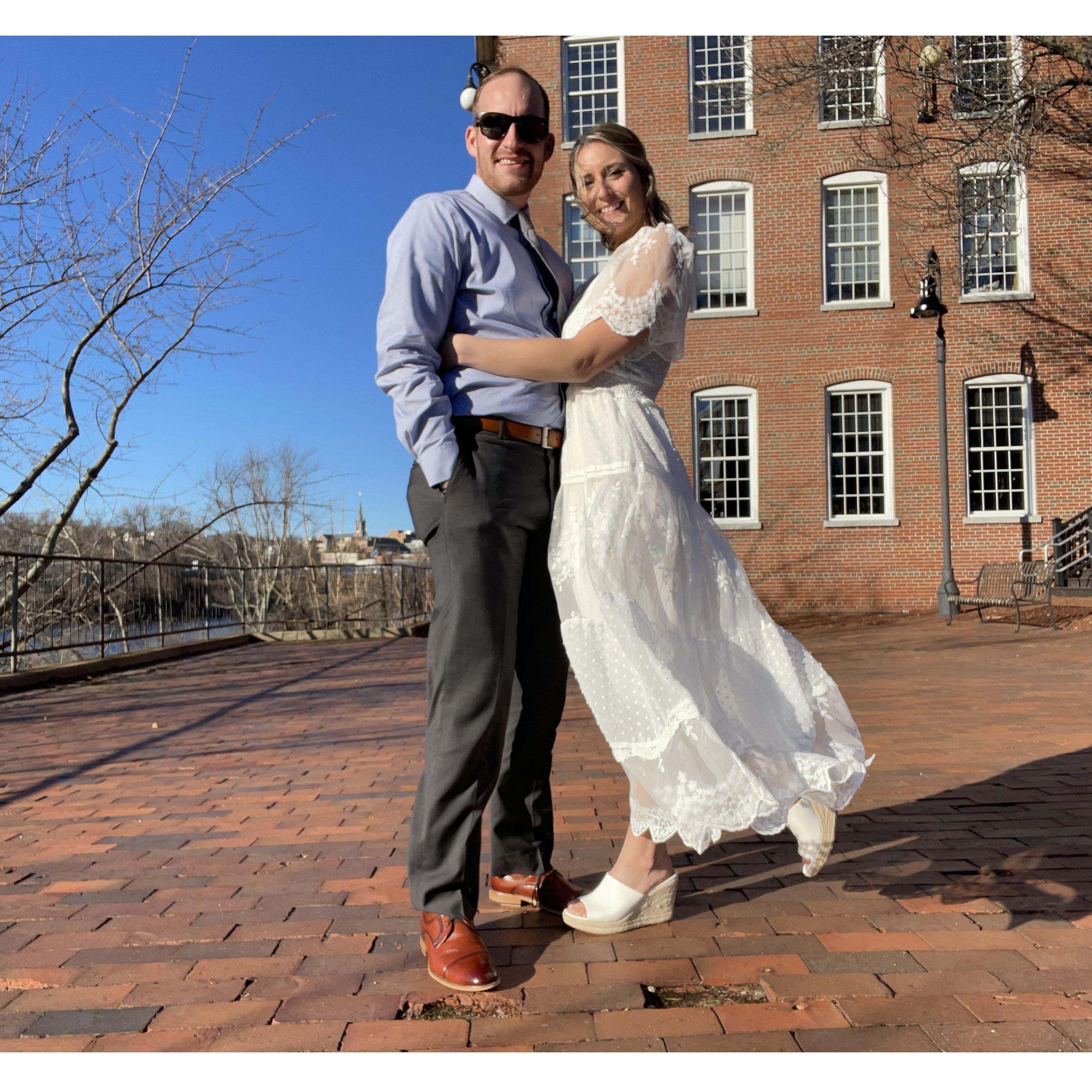 The day we legally got married