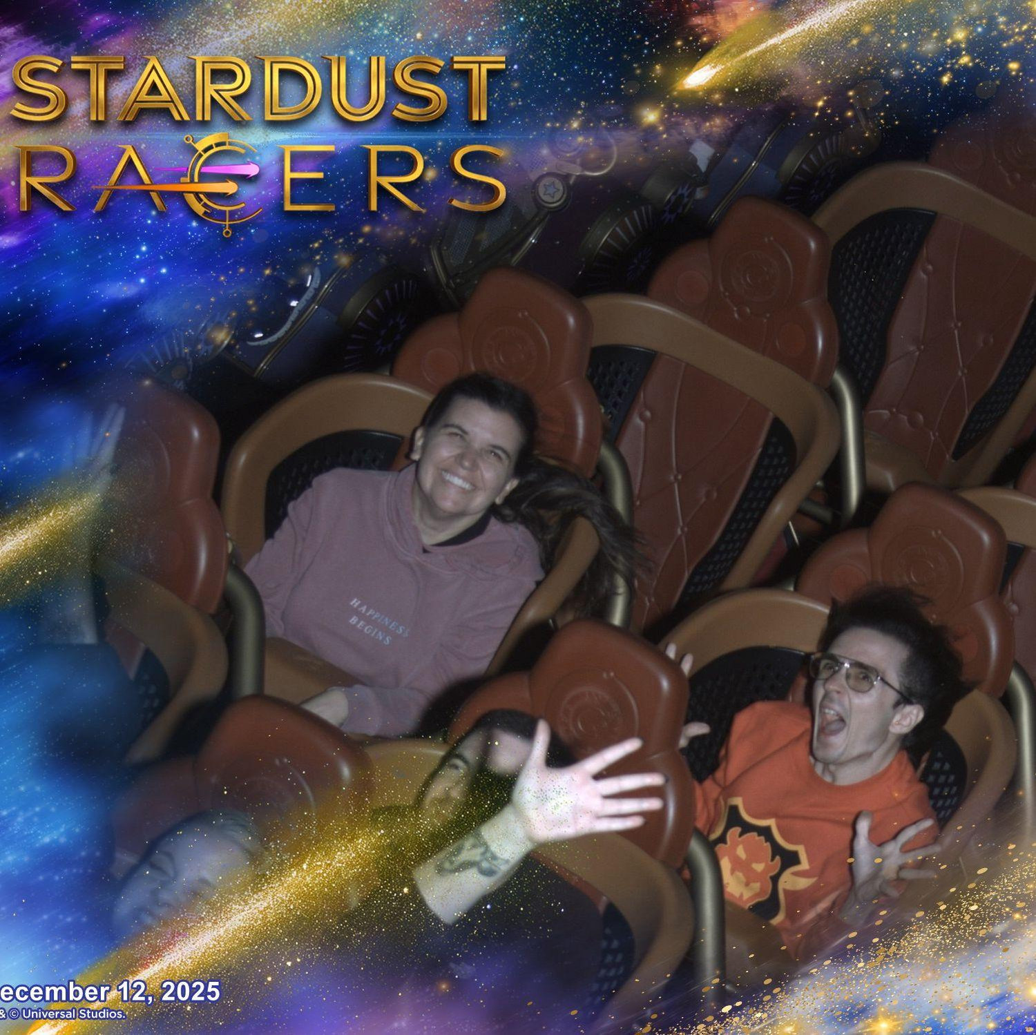 We love posing for ride pictures!