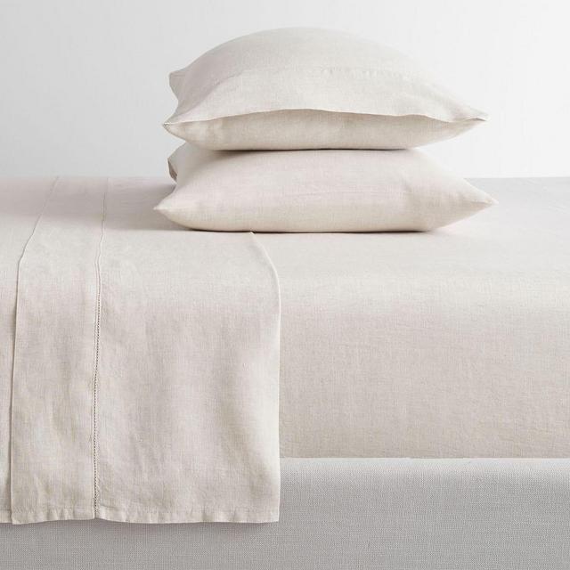 Belgian Flax Linen Sheet Set, King, Flax