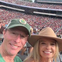 Us in between the Hedges in Athens
