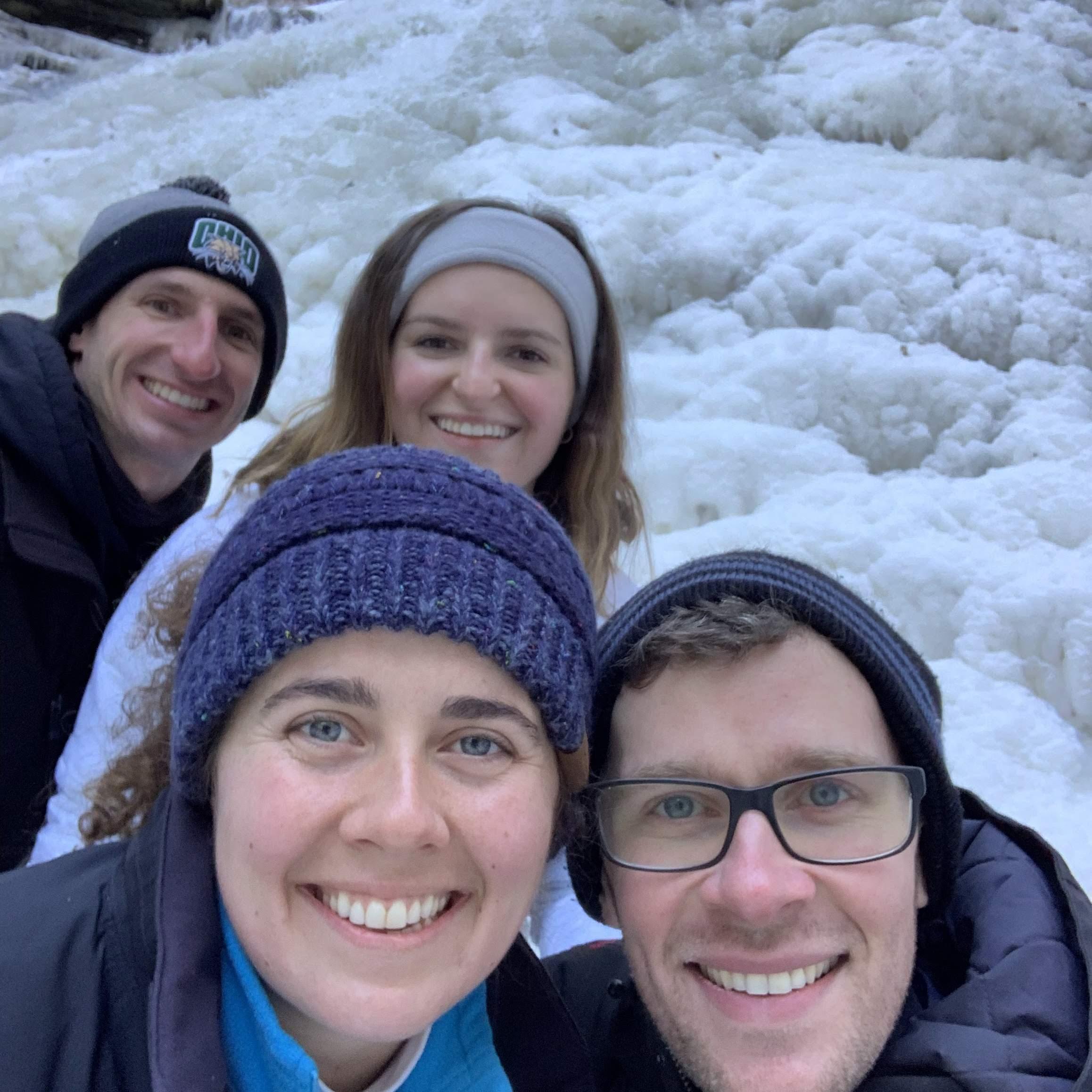 Winter hiking with some friends <3