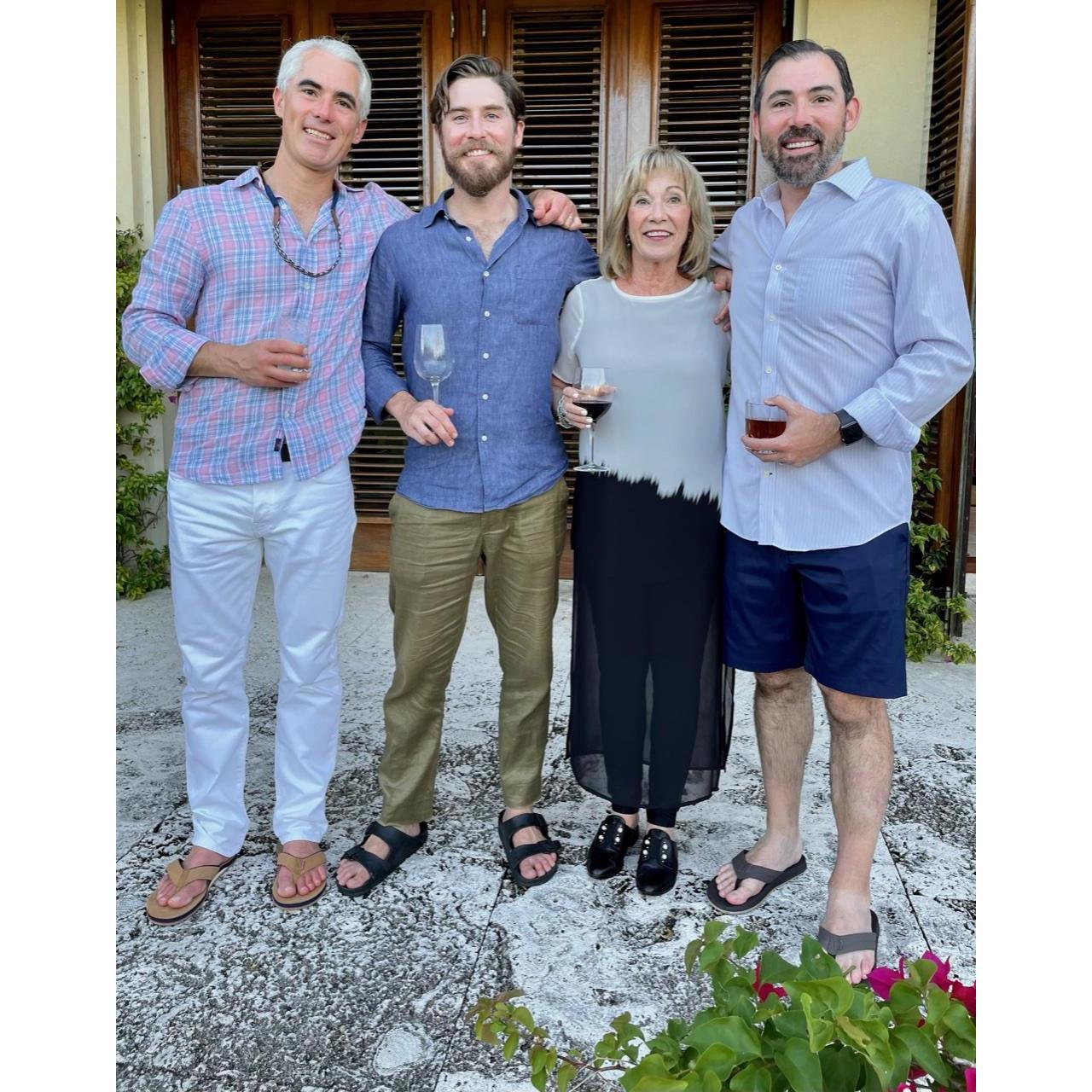 struble brothers with mom, kathy, may 2021