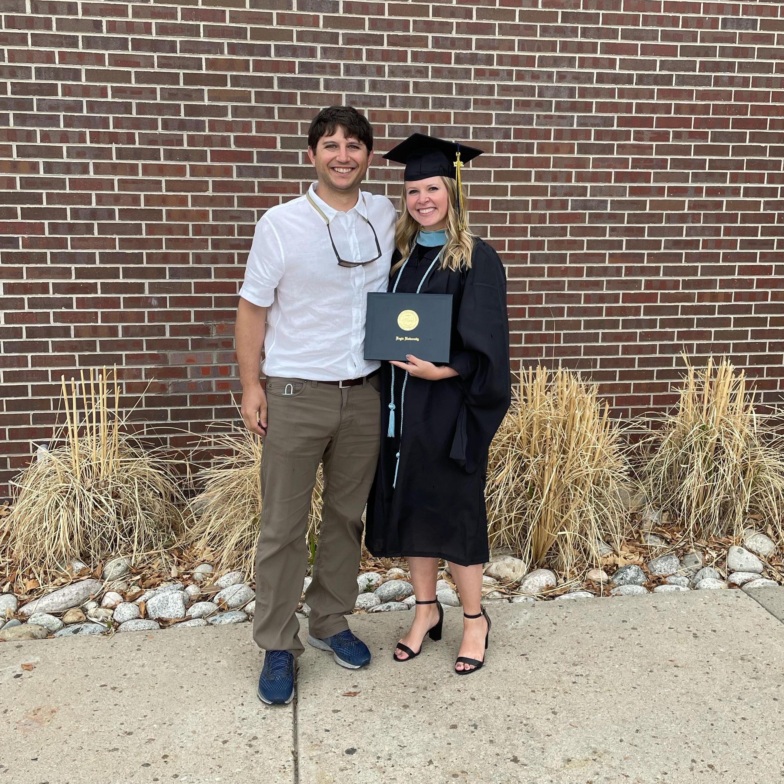 Sara's Masters Degree Graduation - May 2021