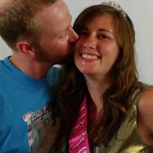 Taken at my 30th birthday party that he almost wasn't invited to because we had just started dating. He asked me to be his girlfriend the next day.