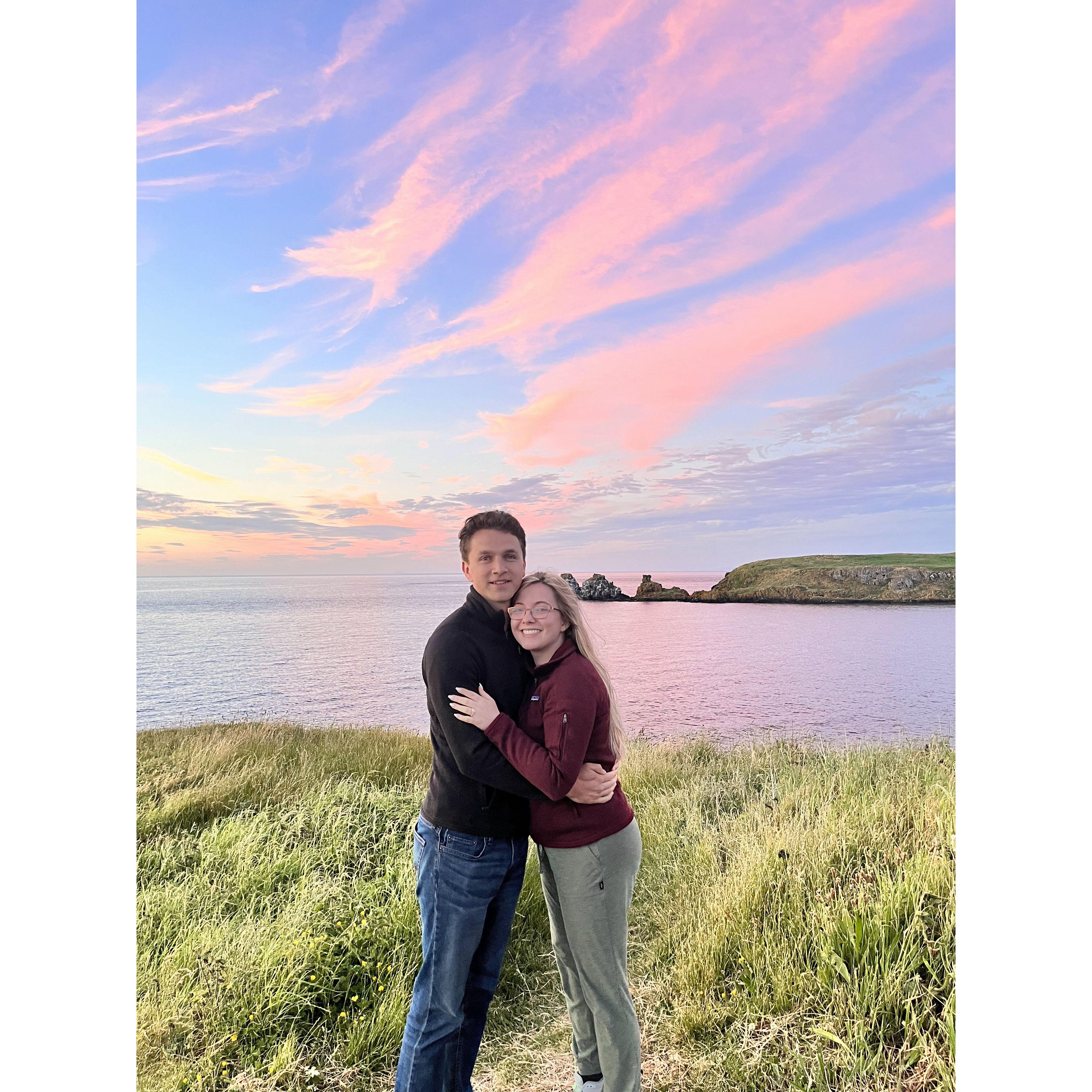 2024 - Tal and Erin captured this wonderful sunset in Northern Ireland about a week after being engaged.