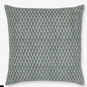 Agnes Linen Pillow (blue)