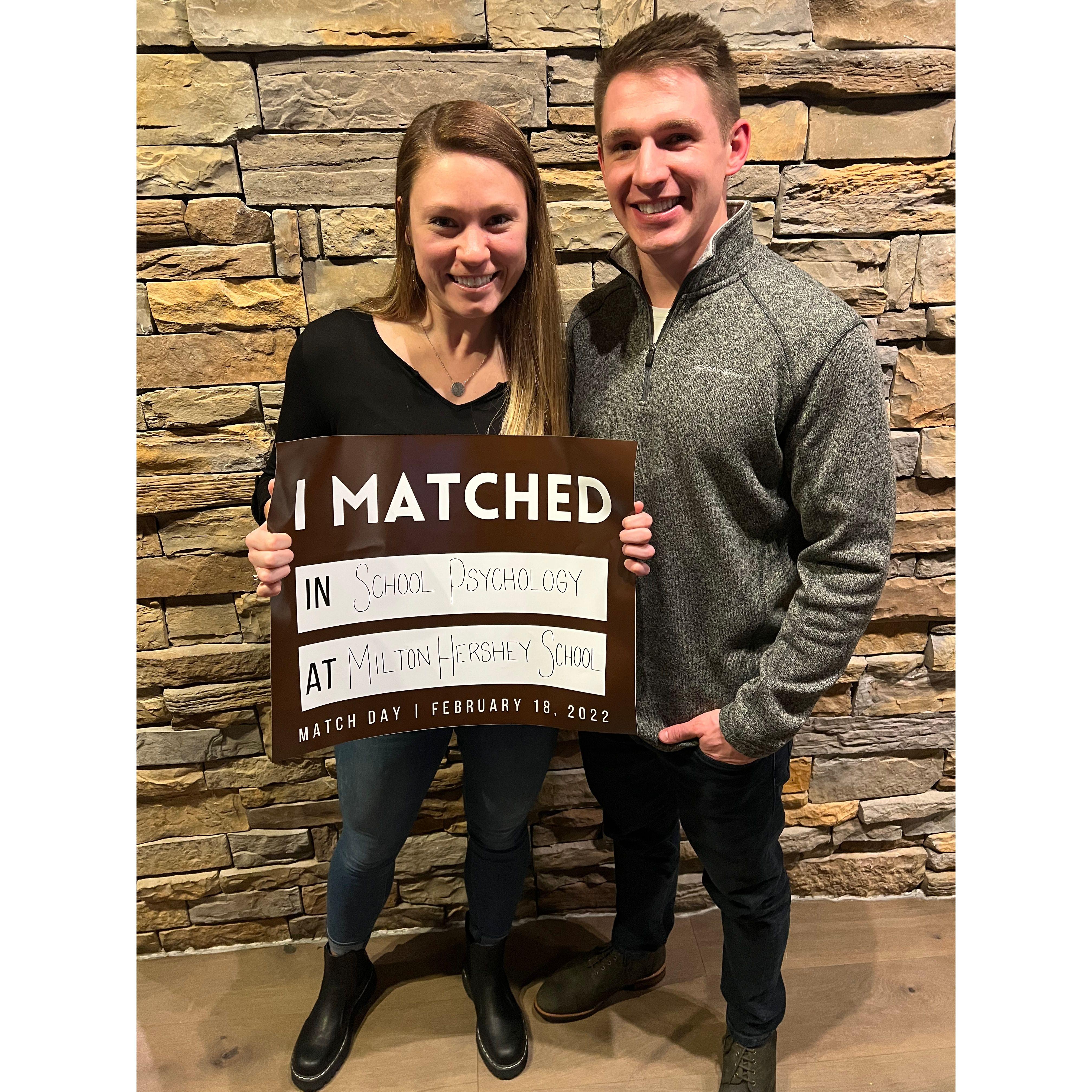 Internship match day
