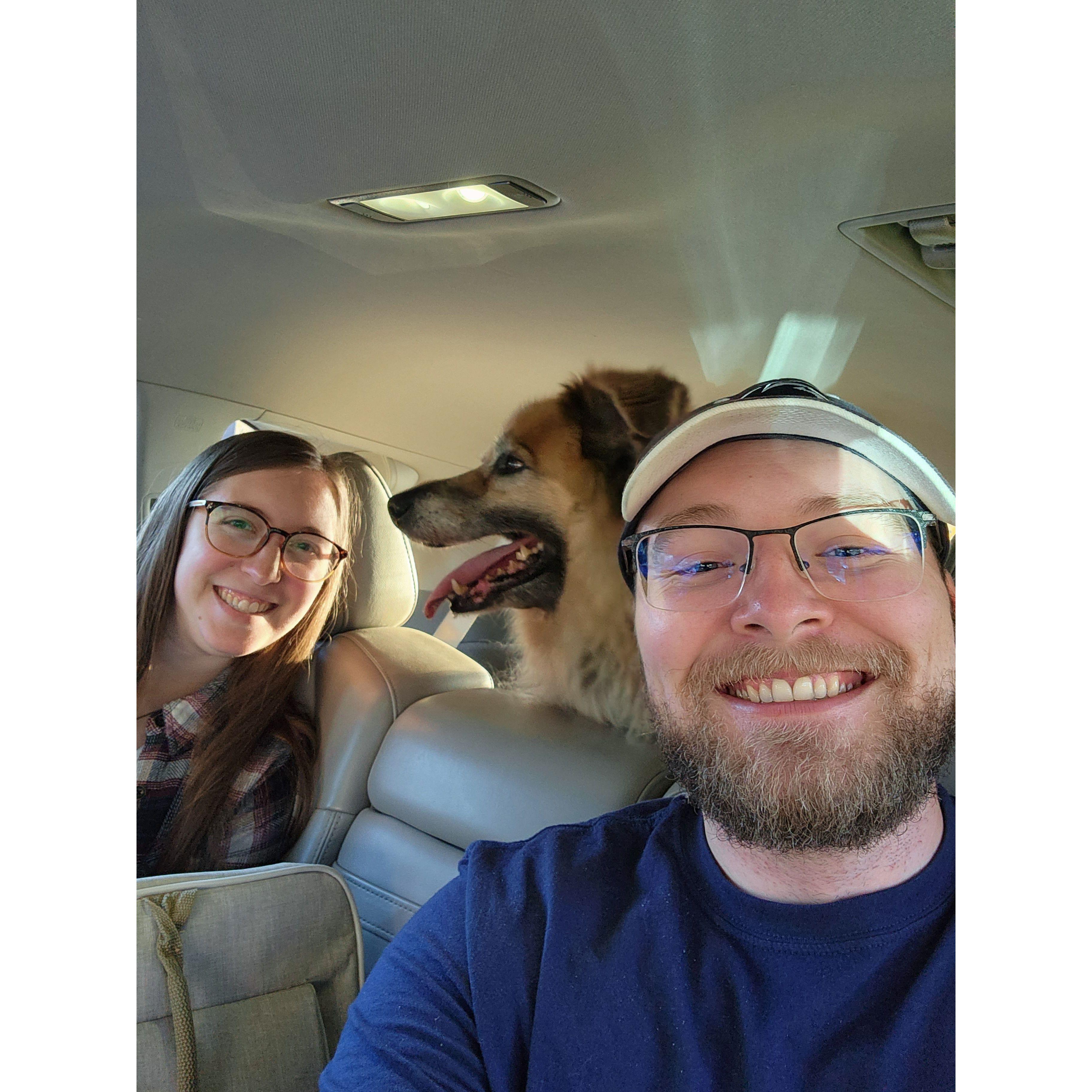 Car ride with Zoey