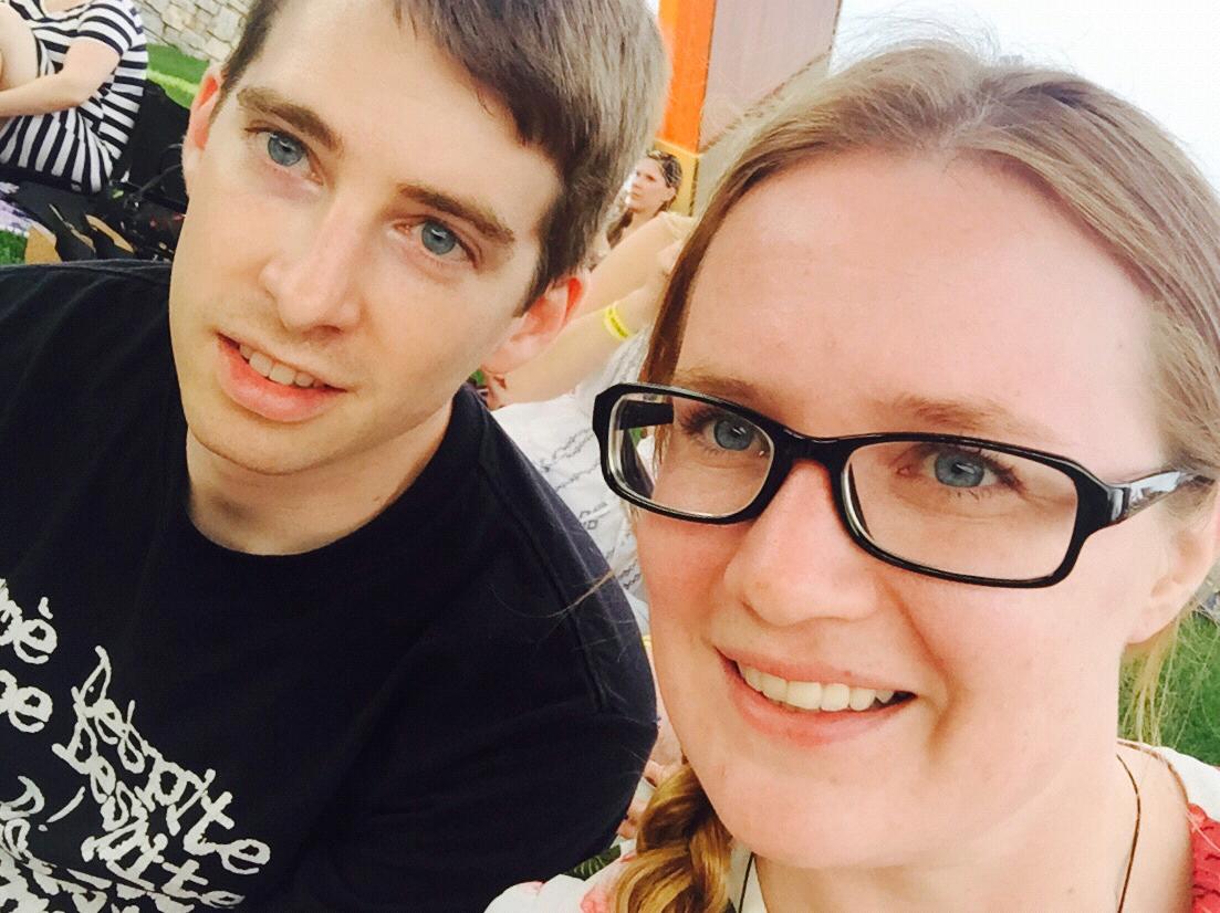 We went to a bunch of concerts our first spring together. Both of us love music and concerts.