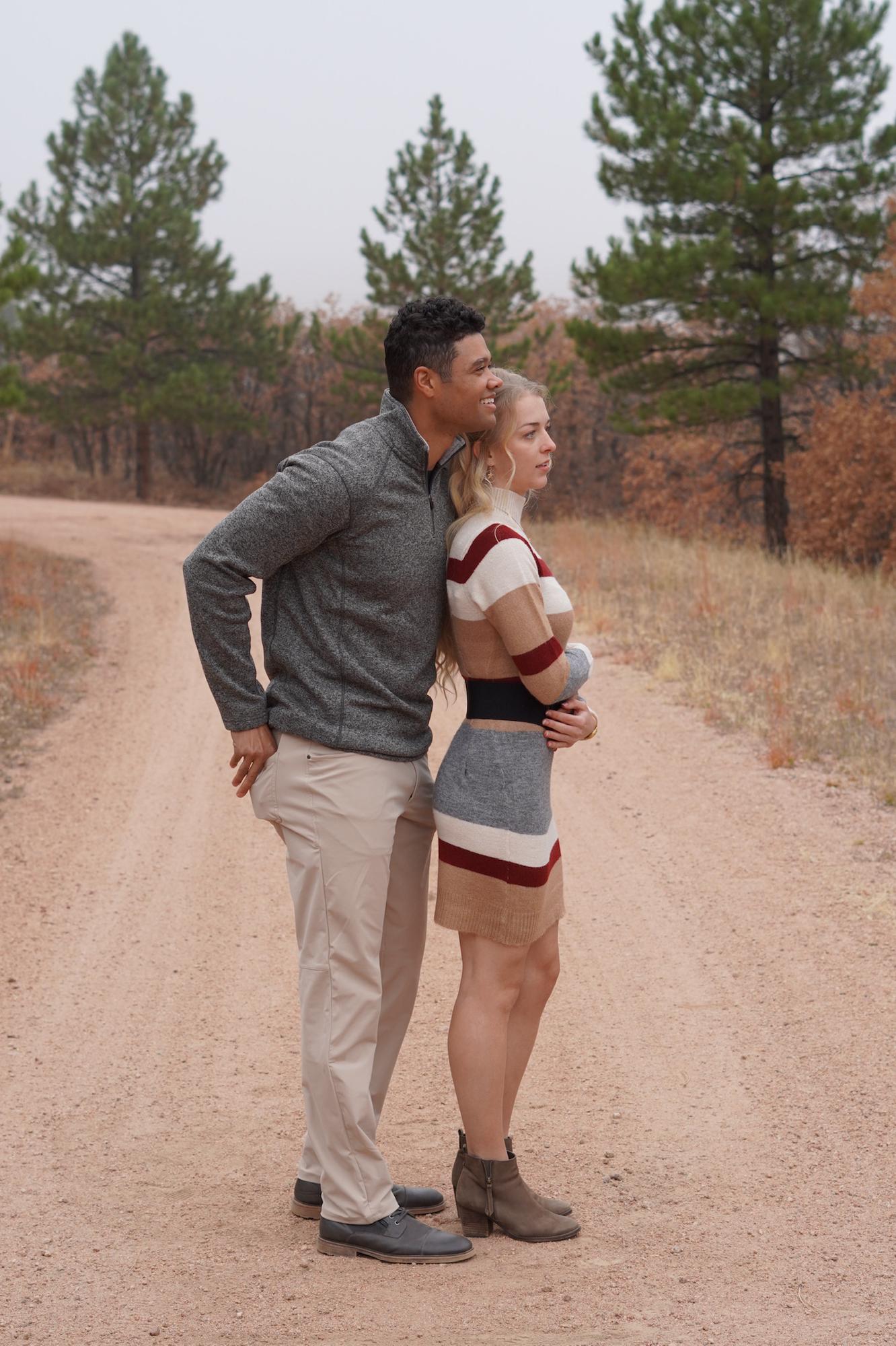 The moment before Rachel lost her breath with surprise and excitement