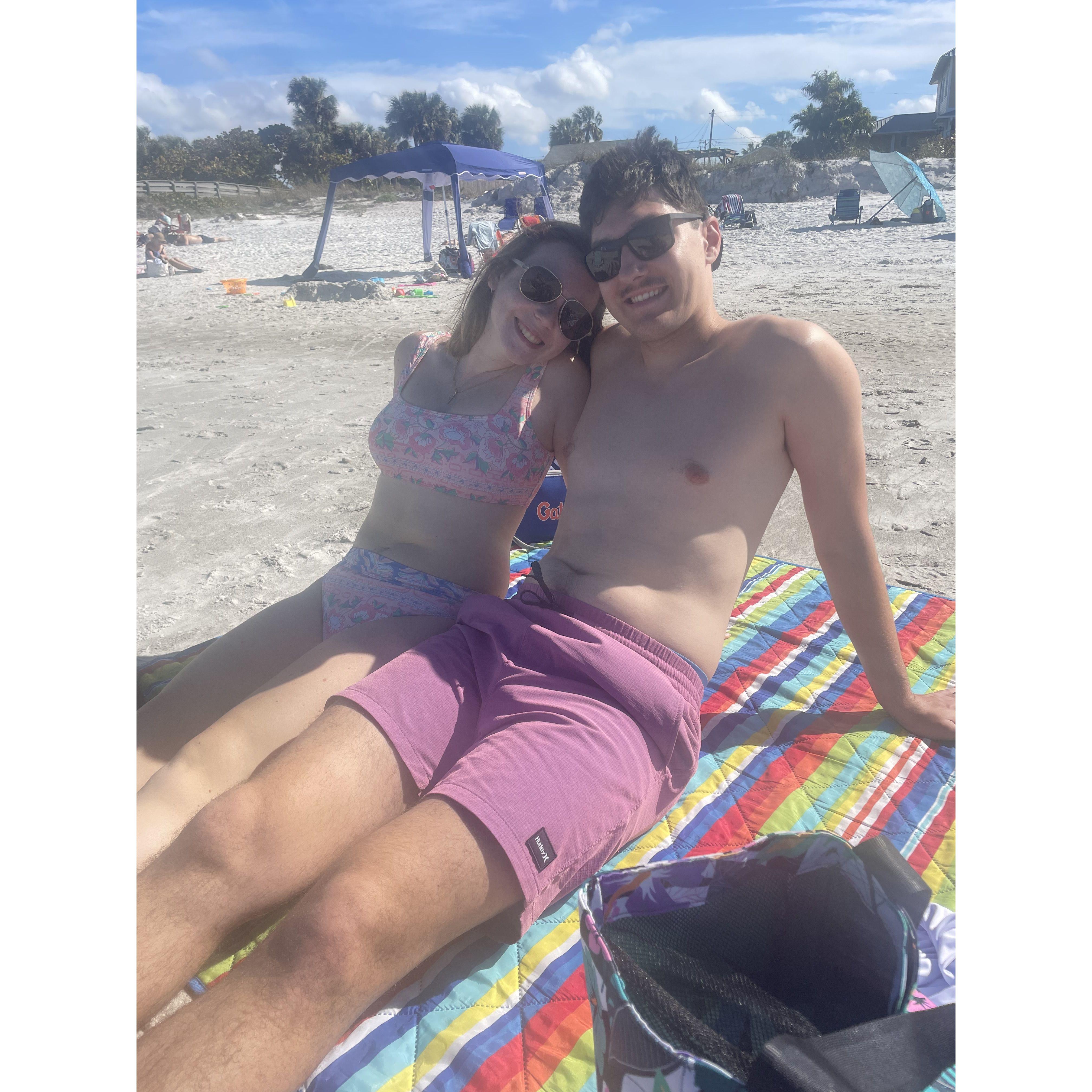 Jan. 27, 2024: First beach date of 2024 at IRB!